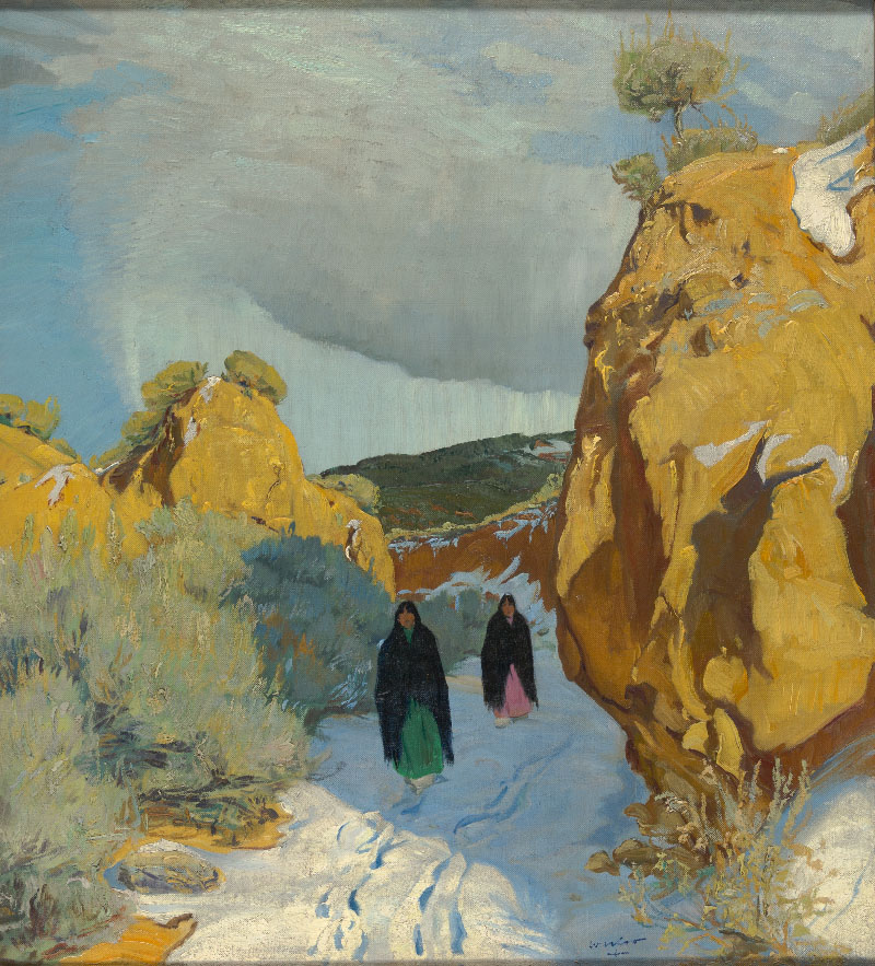 Winter in New Mexico by Walter Ufer