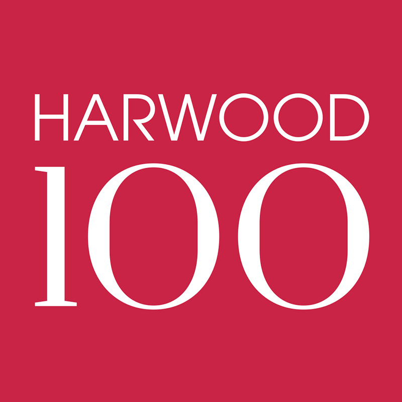 Harwood 100 Centennial Logo