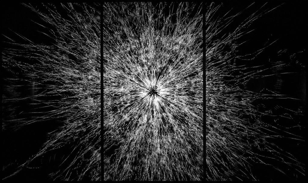 digital pictuer of a particle burst