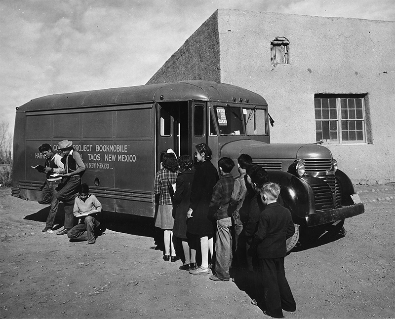 Harwood bookmobile