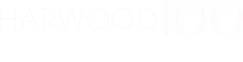Harwood Centennial Open Wall banner