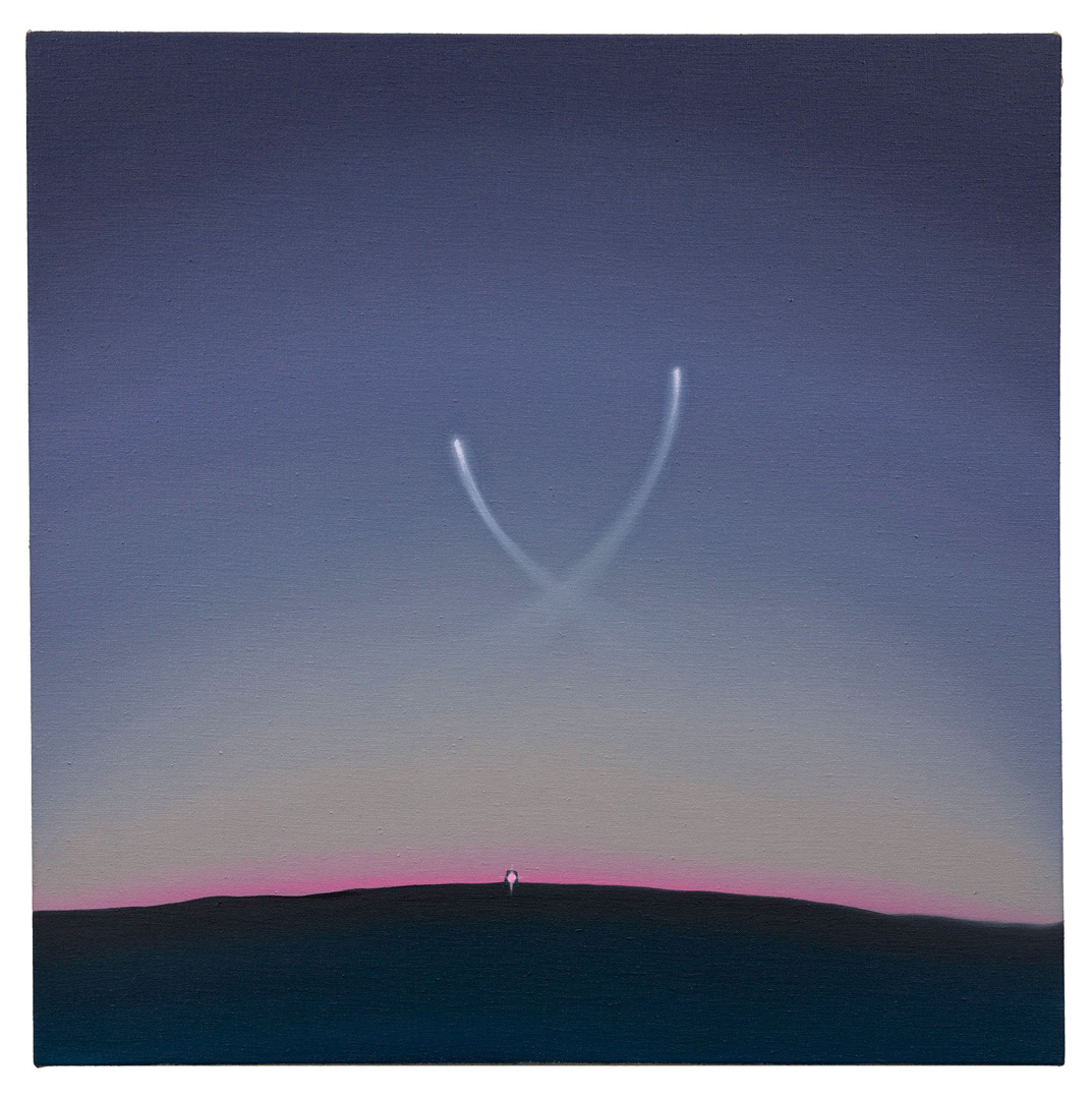 Diego Medina, glimpse 1, 2025, oil on linen