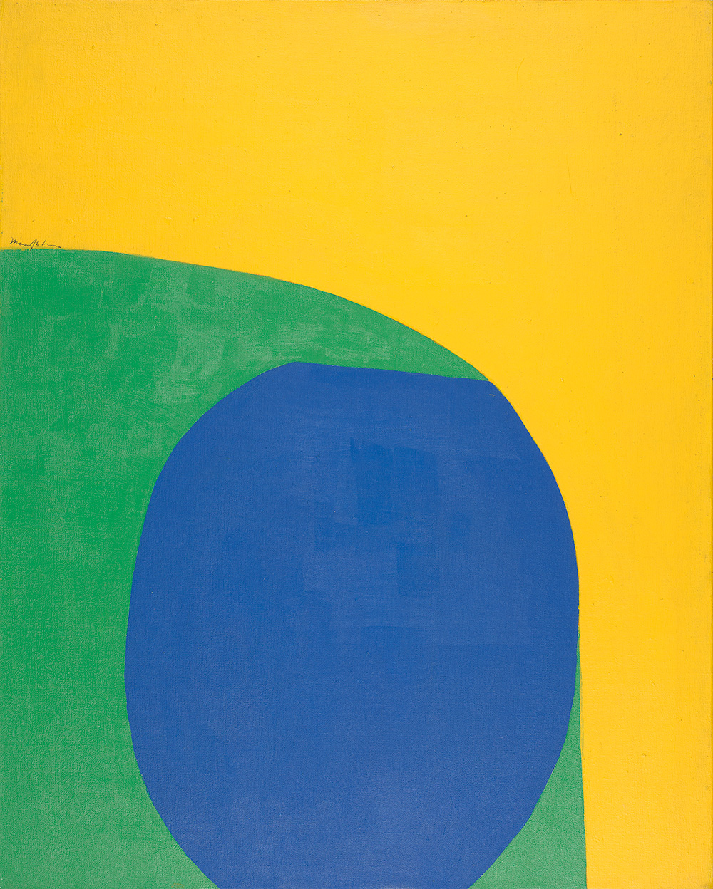 mandelman Beatrice Mandelman, Sun Series B-2, ,1970, acrylic on canvas. Gift of the Mandelman-Ribak Foundation. Collection of Harwood Museum of Art.
