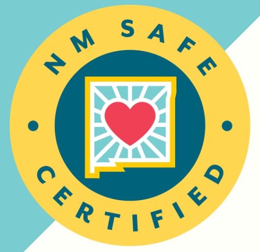 logo for NM Safe Certified Covid Training
